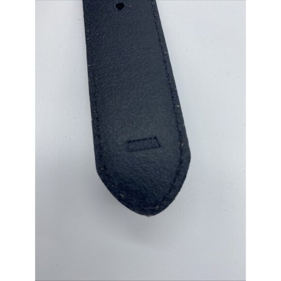 Men's Black Genuine Leather Belt Size 32 | 1 1/8" Wide | Style 8221 | Classic Fi - Picture 14 of 14